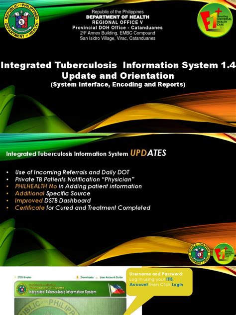 itis 2|Integrated Tuberculosis Information System.